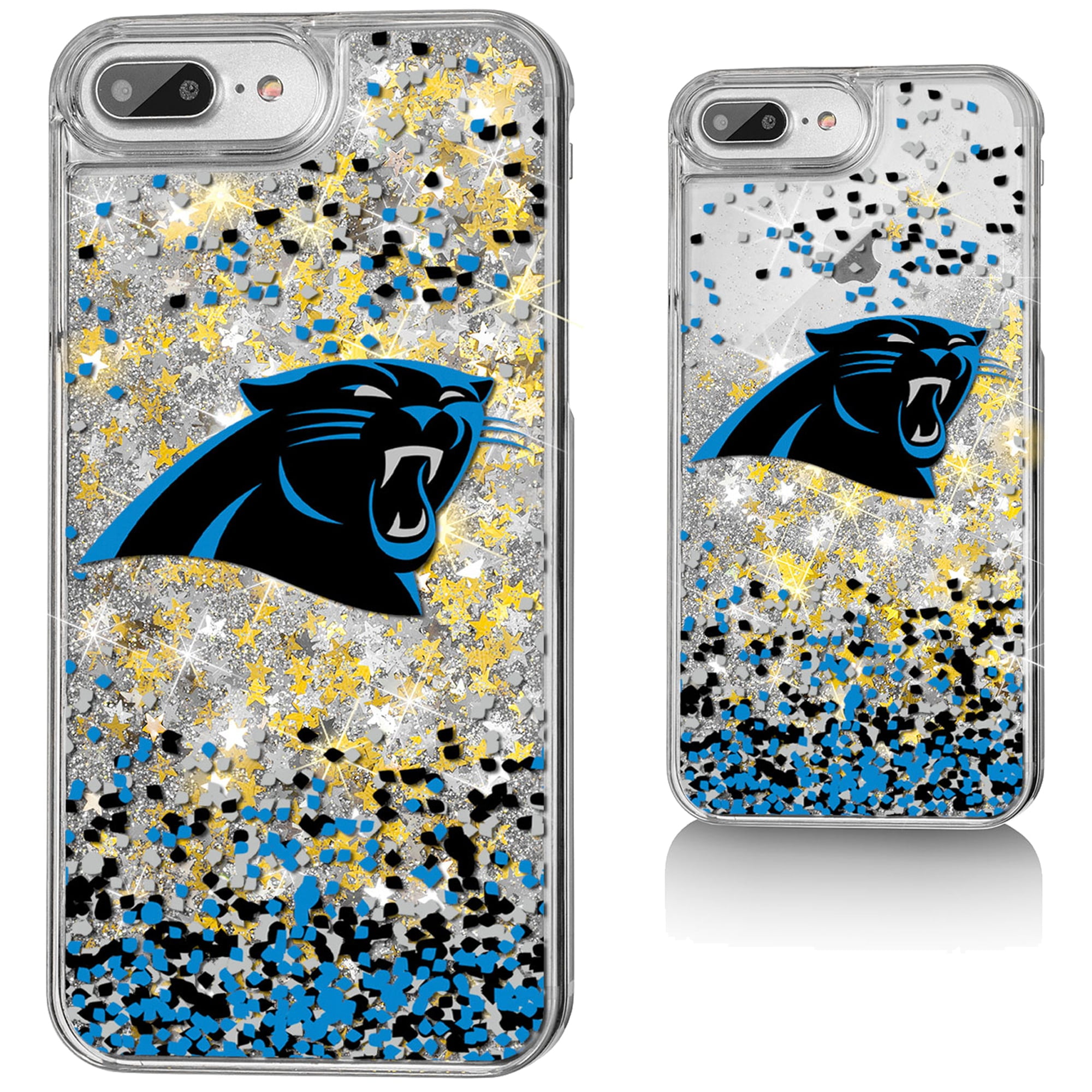 Carolina Panthers iPhone Glitter Case with Confetti Design Walmart