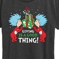 thumbnail image 3 of Cat in the Hat - Giving Is A Good Thing - Women's Short Sleeve Graphic T-Shirt, 3 of 5