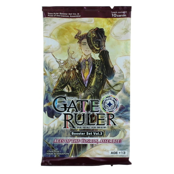 Gate Ruler Set 3 Aces of the Cosmos, Assemble! Booster Pack (10 Cards)