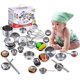thumbnail image 1 of Kitchens Accessories Toys Stainless Steel Cookware Cooking Utensils Pan Toys Set Educational Gift Role Play for Children, 1 of 4