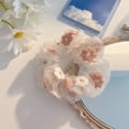 thumbnail image 4 of Limei Beautiful Hair Rope Embroidery Flower for Daily Wear Sweet, 4 of 7