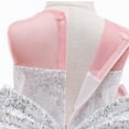 thumbnail image 6 of Zpanxa Baby Girls Princess Dress, Little Girls Party Wedding Dresses, Evening Mesh Lace Dress Birthday Dress, Kids Pageant Flower Girl Sleeveless Dress, Birthday Gifts for Girls Pink (3-4 Years), 6 of 8