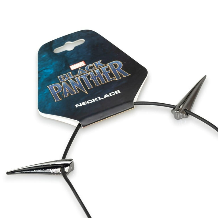 値下不可 Black Panther Necklace & Charm Marvel Black Panther Claw Necklace (10 Steel Claws, Leather