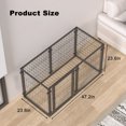 thumbnail image 2 of 47.2 "Caja de perro para perros pequeños y medianos grandes, cachorro de perro playpen para patio uso interior al aire libre, perro de la jaula de mascotas, 2 of 5