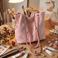thumbnail image 6 of Leodye 1PCS Large Capacity Star Pattern Cloth Shoulder Bag, Casual Multipurpose Handbag for Daily Shopping and Travel -11.81x3.94x11.02in, 6 of 6