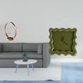 thumbnail image 2 of Elegante estante metálico y organizador de reloj de pared silencioso para cocina, baño, , estudio y decoración moderna del hogar., 2 of 8
