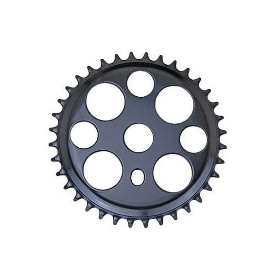 Lowrider Black Lucky 7 Steel Bike Sprocket 1/2 X 1/8 36t. Bike Part, Bicycle Part, Bike Accessory, Bicycle Part