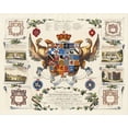 thumbnail image 2 of Segar, Sir William 18x15 Gold Ornate Wood Framed with Double Matting Museum Art Print Titled - Baronagium Genealogicum, 2 of 4