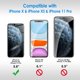 thumbnail image 3 of Protector de pantalla JeTech para iPhone 11 Pro/Xs/X de 5.8 pulgadas, paquete de 2, 3 of 7