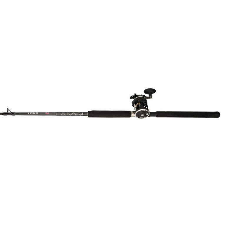 PENN 6'6” Rival Level Wind Fishing Rod and Reel Conventional Combo