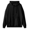 thumbnail image 4 of Kids Pullover Hoodie Long Sleeve Sweatshirt with Adjustable Drawstring Hood and Front Kangaroo Pocket for Boys Girls, 4 of 5