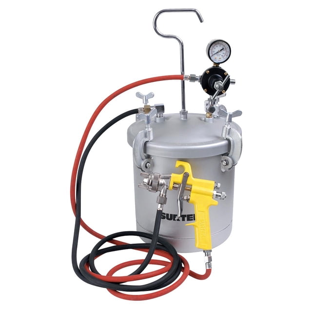Equipo Industrial para pintar Manometro 120psi 10lt SURTEK EPP10