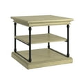 thumbnail image 2 of Weston Home Cabana Accent Storage Side Table, Ivory White, 2 of 4