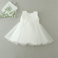 thumbnail image 2 of Baby Girls Baptism Dress Heirloom Christening Gown with Cape Lace Design 24M, 2 of 4