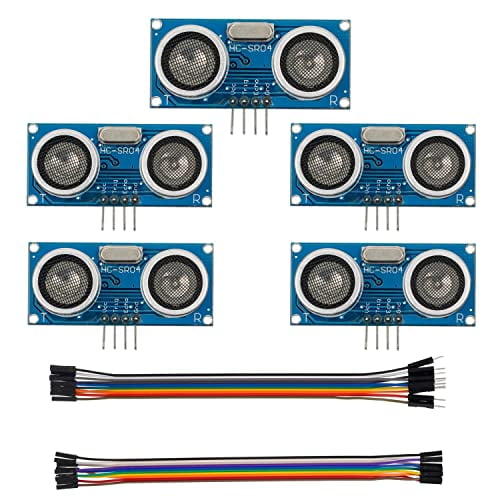 HC-SR04 Ultrasonic Module Distance Sensor fit for Arduino UNO MEGA Nano Robot XBee ZigBee (Pack of 5 pcs)