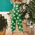 thumbnail image 2 of Combinaison Pantalon à Poches Imprimé Semana Décontractée Mode Femme 2025 Combinaison Femme Verte m, 2 of 6