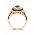 thumbnail image 4 of Everly Women's Ruby and Diamond 10k Rose Gold Ring, 4 of 6