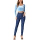 thumbnail image 2 of INSPIRAR CHIC Blusas Cortas de Terciopelo de Manga Larga sin Hombros para Mujeres XL Azul Claro, 2 of 6