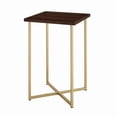 thumbnail image 3 of 2-Piece Coffee Table Set - Dark Walnut and Gold, 3 of 6