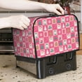 thumbnail image 7 of Fotbe Pink Christmas Cheer for Two Slice Toaster Cover, Fingerprint Protector, Super Soft Appliance Cover And Dust Cover,Bread Dust Cover & Fingerprint Protection, 7 of 7