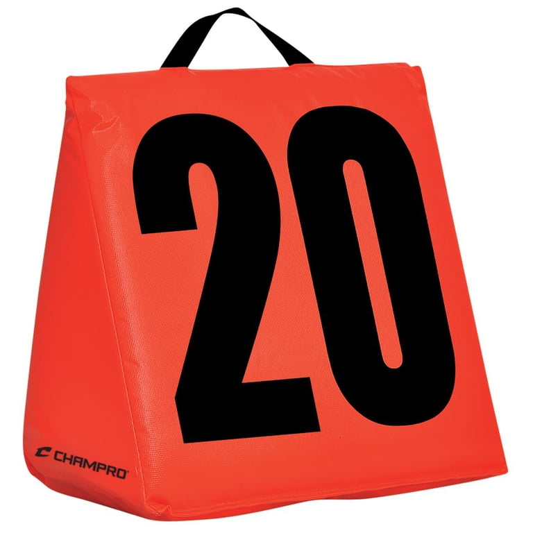 Champro Sports Solid Weighted Football Yard Markers - Walmart.com