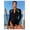 Black and Green, variant on Women's Athletic One-Piece Swimsuit - Stretchy Solid Color Round Neck Bathing Suit ,Polyamide/Spandex, Machine Washable