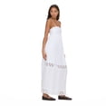thumbnail image 5 of Forever 21 Women’s Maxi Dress with Lace Yoke Detail, Sleeveless Tiered Flowy Long Dress for Vacation and Casual Summer Styling, XS-XL, 5 of 6