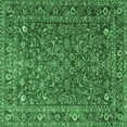 thumbnail image 1 of Ahgly Company Indoor Square Persian Emerald Green Traditional Area Rugs, 4' Square, 1 of 4