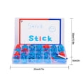 thumbnail image 3 of New Letter Set 104/208 PCS With Plate Foam Letters For Preschool Children Spelling And Learning Color Education Refrigerator Toys, 3 of 7