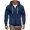 Navy, variant on Men's Fashion Hoodies & Sweatshirts Big and Tall Hoodies for Men Men's Slim Fit Hooded Sweatshirt Casual Pullover for Fall Winter Daily Wear Comfortable Non Stretch Pure Color Hoodie