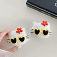 thumbnail image 2 of Cartoon Case for Airpods 2nd/1st Generation 2019/2016, 3D Animation Character Design Silicone Cute Case Protective Shockproof Covers with Keychain for Airpods Earbuds, 2 of 5