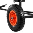 thumbnail image 3 of Boat Trailer Dolly, 420lbs Load Capacity, Carbon Steel Trailer Mover with Adjustable Length, 15.7 in Pneumatic Tires and Nonslip Support Bracket, for Moving Kayak Motorboat Fishing Boat, 3 of 10