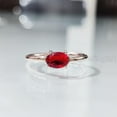thumbnail image 2 of Natural Ruby Ring, 925 Sterling Silver Ring, Womens Ring, AAA Ruby Ring, July Birthstone, Christmas, Thanksgiving, Tiny Dainty Ring, Handmade, Statement Jewelry, Stacking Ring, 2 of 6