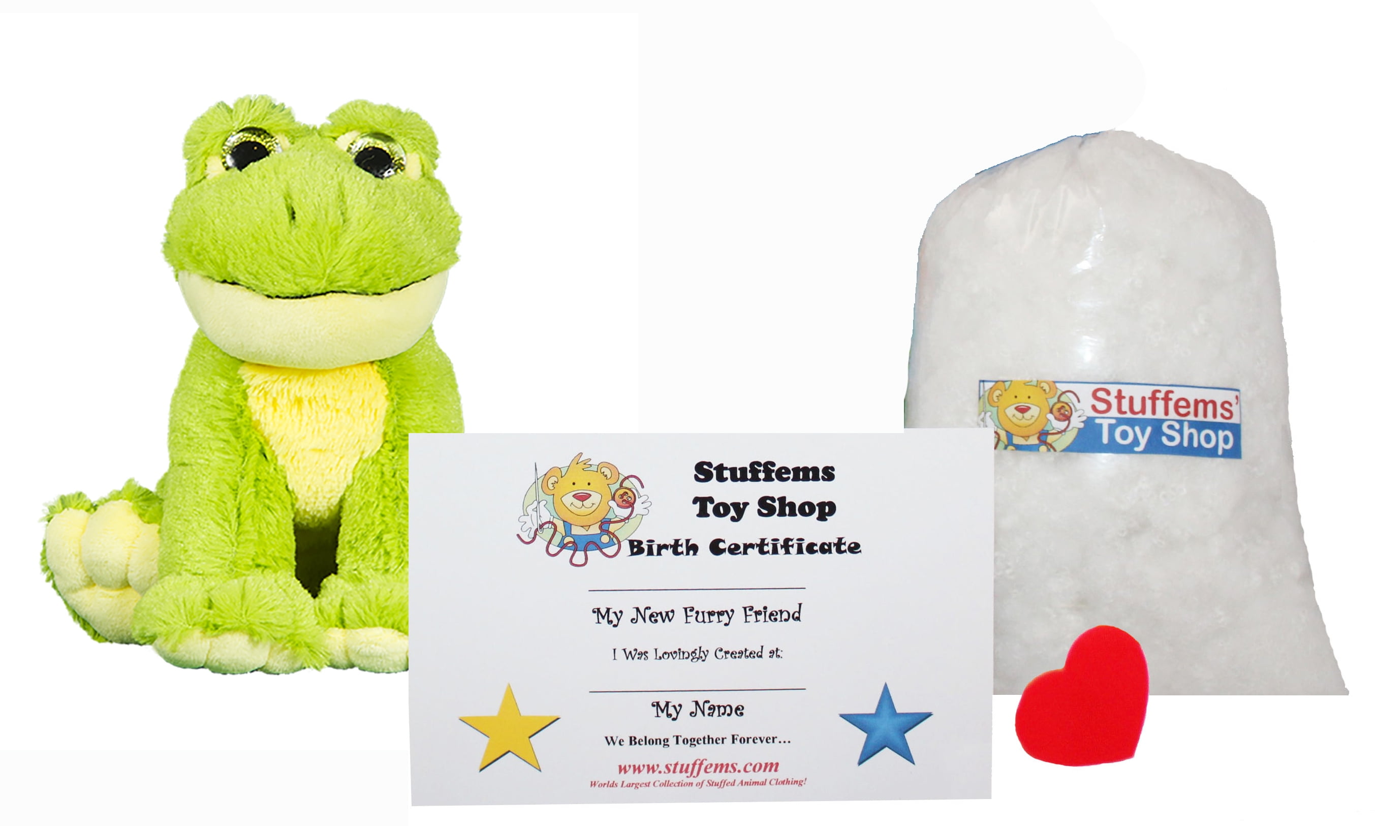 make your own stuffed animal mini 8 inch ihop the frog kit no sewing