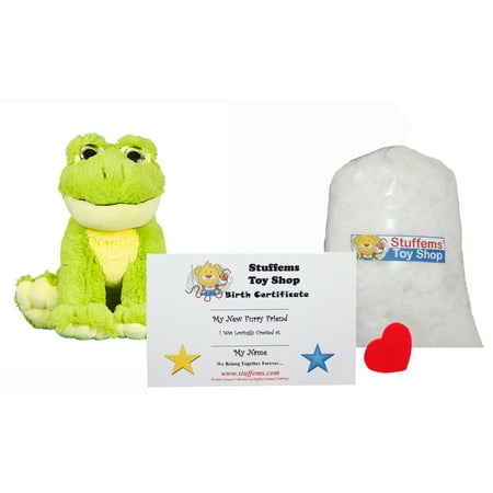 Make Your Own Stuffed Animal Mini 8 Inch IHOP the Frog Kit - No Sewing
