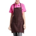 thumbnail image 7 of Waterproof Apron With 2 Pockets for Women Men - Cotton Blend Cooking Kitchen Chef Apron BBQ Work Painting, 7 of 7