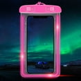 thumbnail image 4 of Leeye Waterproof Phone Pouch IPX8 Dry Bag with Lanyard, Beach Pool Waterproof Case for Phone Keys Cash, Pink, 4 of 5