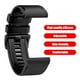 thumbnail image 4 of Correa de reloj de silicona para Garmin Fenix ​​6X 5X 3 D2 Tactix Bravo Descent MK1, 4 of 5