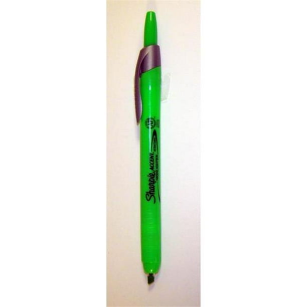 DDI 531626 Retractable Sharpie Green Highlighter Chisel Tip Case of 72