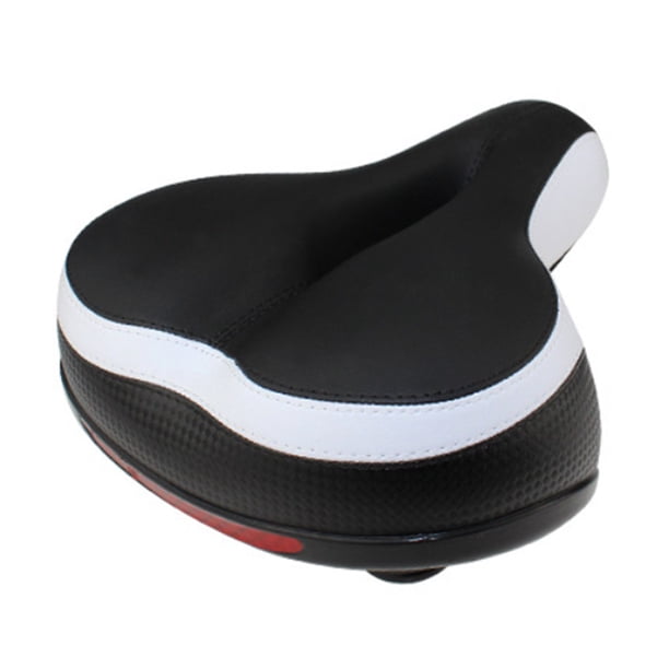 Naiovety Sillín de bicicleta reflectante a prueba de golpes asiento de bicicleta bicicleta de montaña ciclismo funda de asiento cojín Ciclismo blanco negro Naiovety HW4563-03B