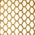 thumbnail image 1 of Ahgly Company Indoor Square Trellis Orange Contemporary Area Rugs, 4' Square, 1 of 1