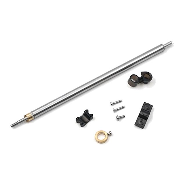 Componente de Repuesto de Eje de Metal JINMJMXG Conjunto de Tubos de Acero FT011-12 para Accesorios de Lancha Rápida de Barco RC FT011