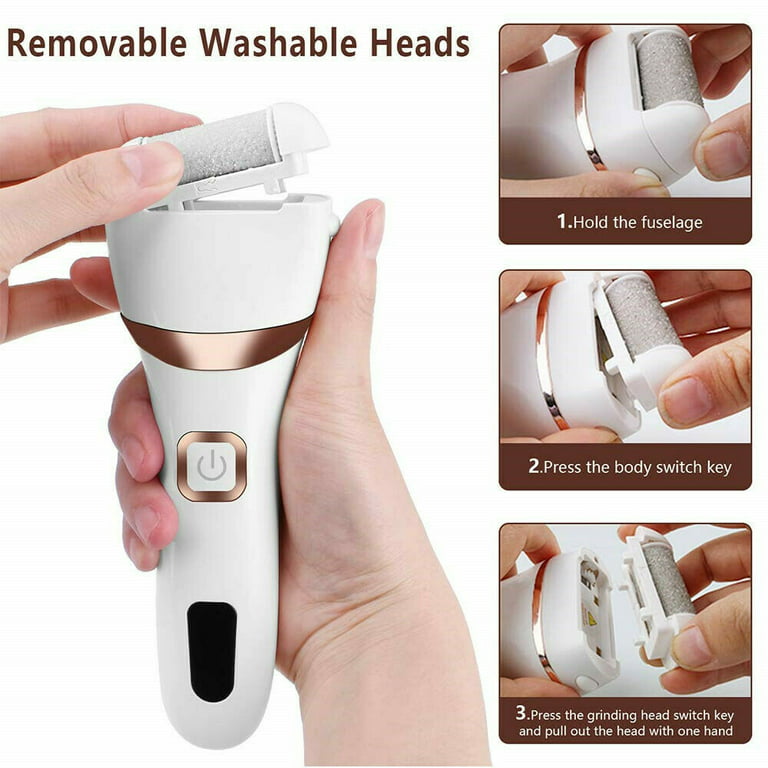 Rechargeable foot grinder