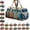 0201# B, variant on Quilted Hippie Travel Bag with Handheld Shoulder Strap - Large Capacity Bohemian Travel Fitness Bag, Suitable for Dance, Yoga, Exercise, Festivals, and Overnight Travel, Art Patch Craft Handbag