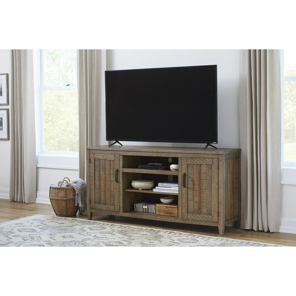 Martin Svensson Home Napa Solid Wood TV Stand Natural for TVs up to 70