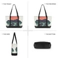 thumbnail image 6 of FORMRS Canvas Laptop Tote Bag for Women with 15.6" Computer Compartments Shoulder Handbag, Abstract Elephant, 6 of 7