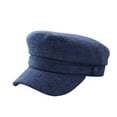 thumbnail image 2 of Women Yacht Sailor Hat Newsboy Cabbie Baker Boy Peaked Beret Cap, 2 of 7