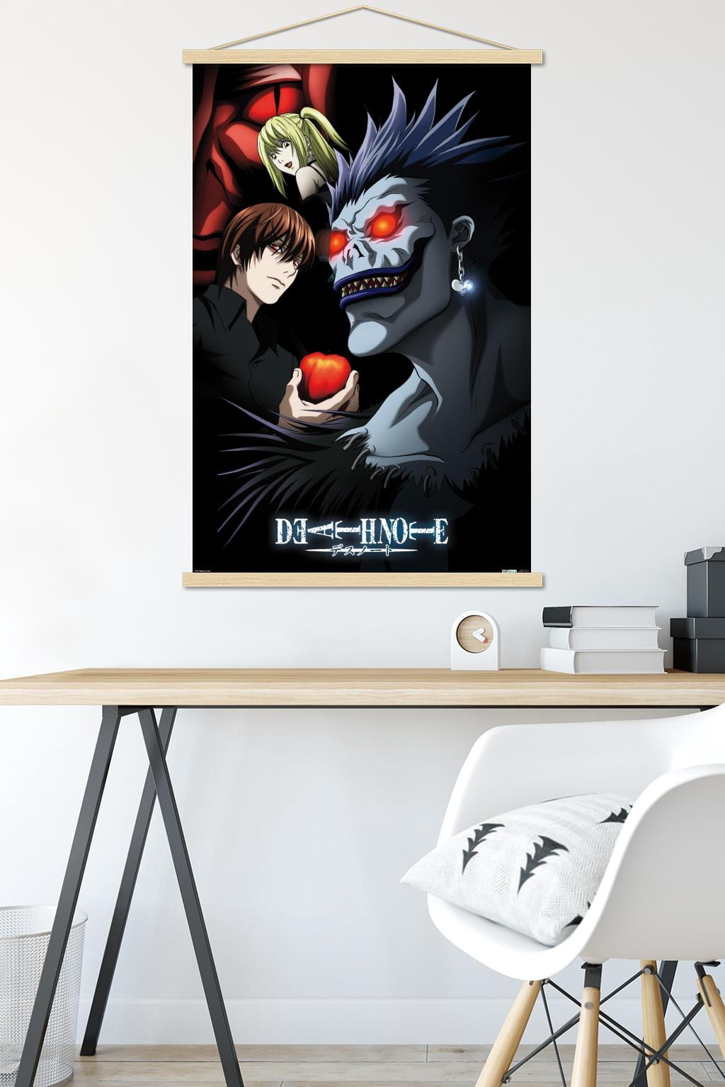 Death Note - Group Wall Poster with Magnetic Frame, 22.375" x 34"
