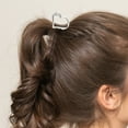 thumbnail image 4 of 4 Uds. Pinzas para el cabello minimalistas, pinzas para el cabello con forma de corazón, pinzas para el cabello a la moda, tocado para mujer (dorado, plateado, dorado rosa, negro), 4 of 8