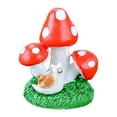 thumbnail image 1 of Mushroom Ornament Decorative Attractive Beautiful Color Painting Mushroom Figurine, 1 of 5